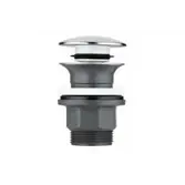 Клапан донный Grohe съемная пробка, закрывающийся (хром)