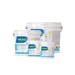 Краска ВД интерьерная влагостойкая супербелая WEDO WD5 25кг