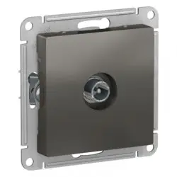 Механизм розетки TV оконечной AtlasDesign 1DB сталь Systeme Electric ATN000991