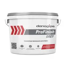 Шпаклевка готовая DANOGIPS ProFinish Grey полимерная финишная 16,5 кг (10 л)