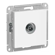 Механизм розетки телевизионной TV AtlasDesign коннектор бел. Systeme Electric ATN000193