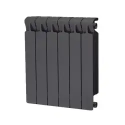 Радиатор биметаллический RIFAR Monolit 500-6 Ду 3/4 Антрацит