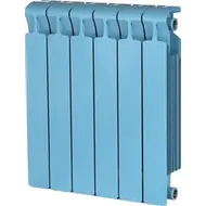 Радиатор биметаллический RIFAR Monolit 500-6 Ду 3/4 САПФИР