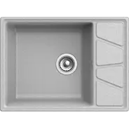 Мойка композитная GRANFEST VERTEX GF-V-680L с мини-крылом, цвет серый 460*440