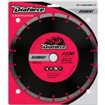 Диск алмазный сегментный 230х2,4х7х22,23 мм, DIAFORCE SEGMENT, сухой рез