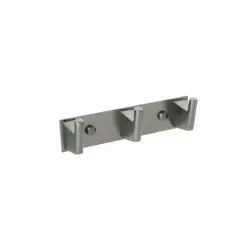 Вешалка для полотенец стальная 3 крючка Fixsen Trend Graphite FX-98005-3, черный графит