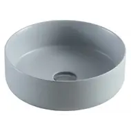 Раковина AZARIO накладная 355х355х120, цвет светло-серый матовый (AZ-3134-MFG)