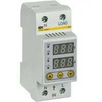 Реле напряжения и тока РНТ-д 1ф 36мм 63А IEK IVC21-1-63