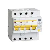 Выключатель автоматический диф. тока 4п АД-14 63А 4.5кА х-ка С IEK MAD10-4-063-C-030