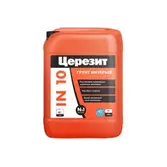 Грунт интерьерный CERESIT IN 10 морозостойкий 10 л