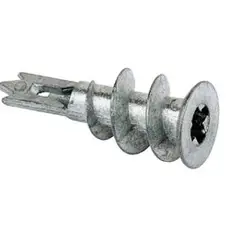 Дюбель DRIVA 15х38 металл для гипсокартона с саморезом 4,5х50 (уп 4шт) SteelRex