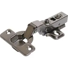 Петля мебельная полунакладная с доводчиком STAHIBURO 1110, Clip-On, 2шт черная