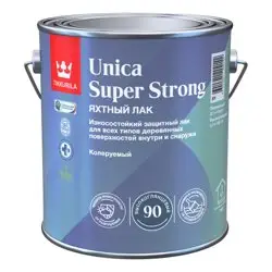 Лак паркетный высокоглянцевый TIKKIVALA (Tikkurila) Unica Super 90 EP универсальный 2,7л