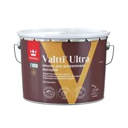 Краска ВД для деревянных фасадов матовая База C TIKKIVALA (Tikkurila) VALTTI ULTRA 9л