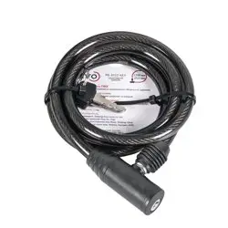 Замок велосипедный с автомат. запиранием Punto (Пунто) PK-BIKE-1012-KEY (10х1200) 2key/подвес