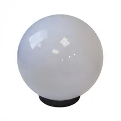 Фонарь садовый ЭРА НТУ 01-60-251 шар опаловый на опору / кронштейн IP44 Е27 max60Вт d250mm
