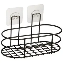 Корзинка подвесная овальная BLACK (крепление: самоклеящаяся основа)