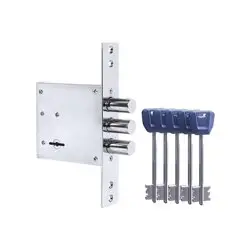 Замок врезной Punto (Пунто) врезной сувальдный MDV30S-817 CP (V30/S) CP хром длинный ключ(57999)