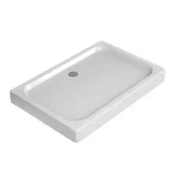 Поддон акриловый квадратный NIAGARA NG-P1280-14Q (120х80х13) прямоугольник,1 место