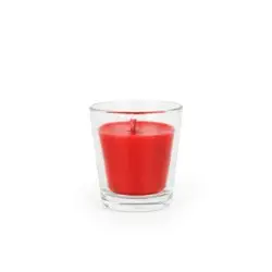Свеча ароматическая Stella aroma Mini Glassy Light Red №3 Карамельный попкорн 50 мл